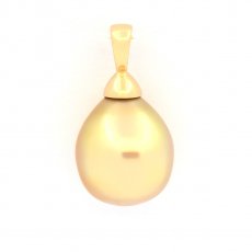 Pingente de Ouro 18K com 1 Prola da Austrlia Semi-Barroca B 11.1 mm