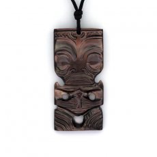Pingente Tiki em Madreprola do Taiti