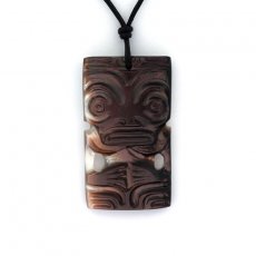 Pingente Tiki em Madreprola do Taiti