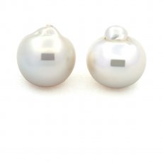 Lot of 2 Australian Pearls Semi-Baroque C 14.6 mm