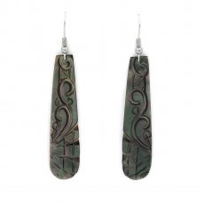 Tahiti Perlmutt Ohrringe - 52 x 12 mm