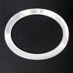 Forma oval em madreprola - 45 x 35 x 2 mm