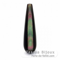 Forma de gota em Madreprola do Tahiti - 30 x 8 mm