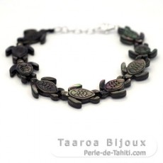 Tahiti madrepérola bracelete - Comprimento = 19.5 cm