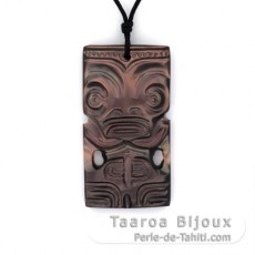 Pingente Tiki em Madreprola do Taiti