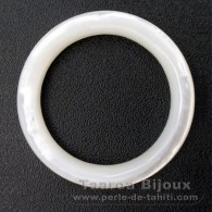 Forma redonda em madreprola - Dimetro de 30 mm